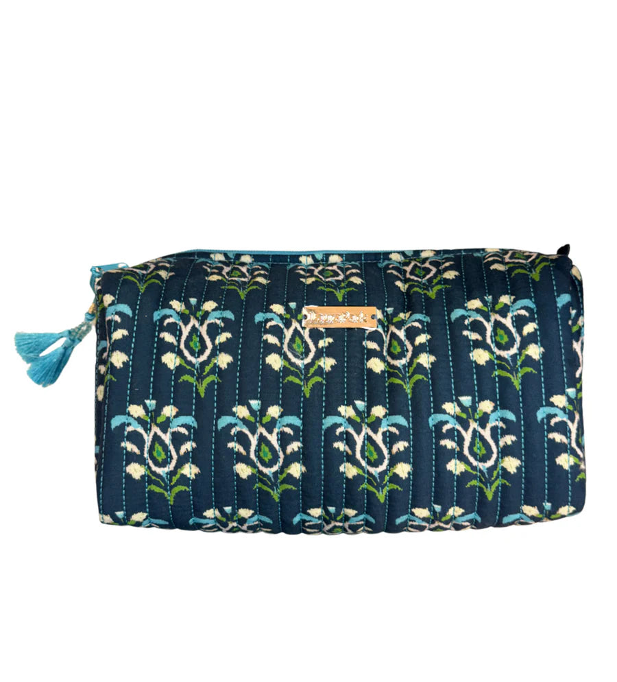 Rosemary Indigo Cosmetic Bag