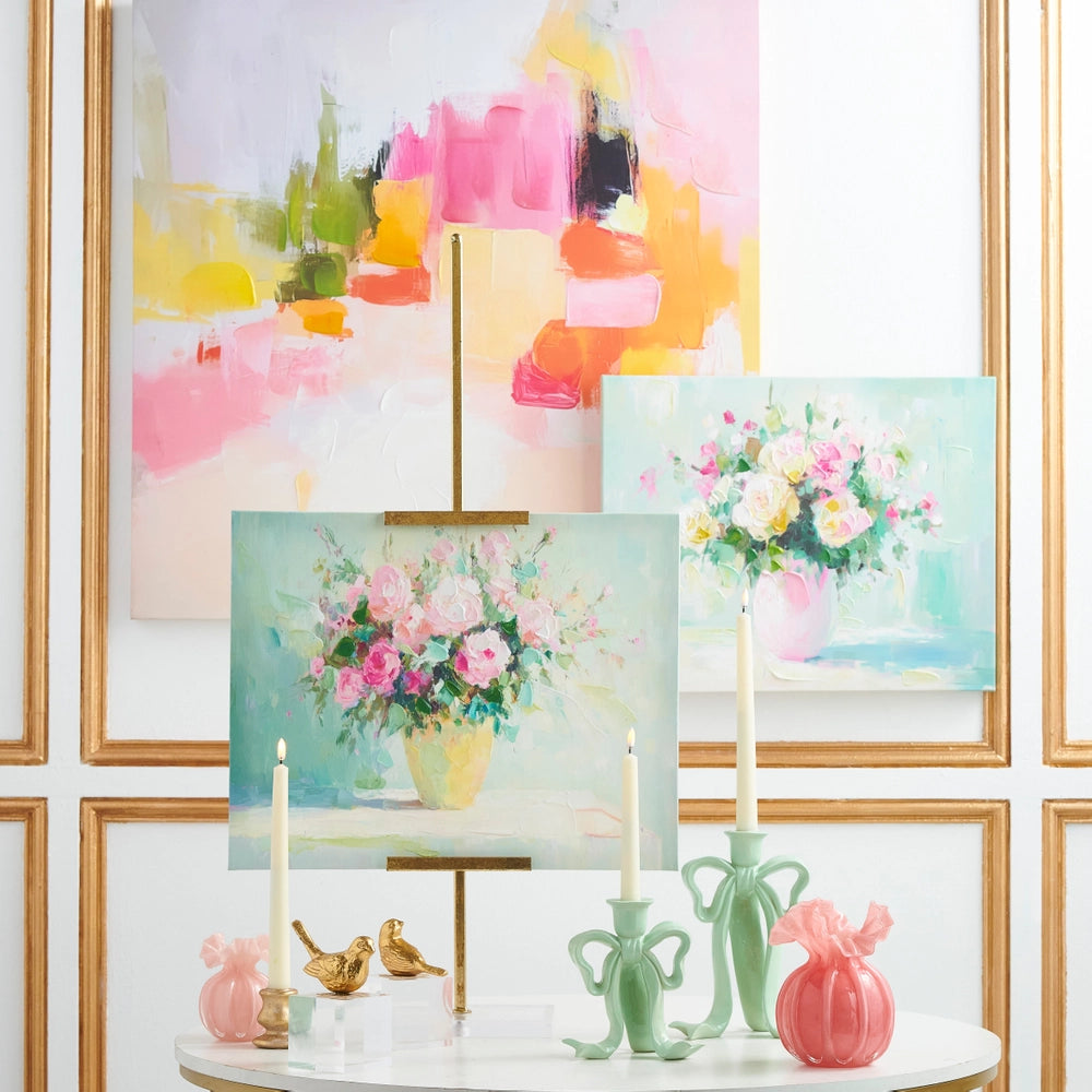 Pale Pink Ruffle Vase