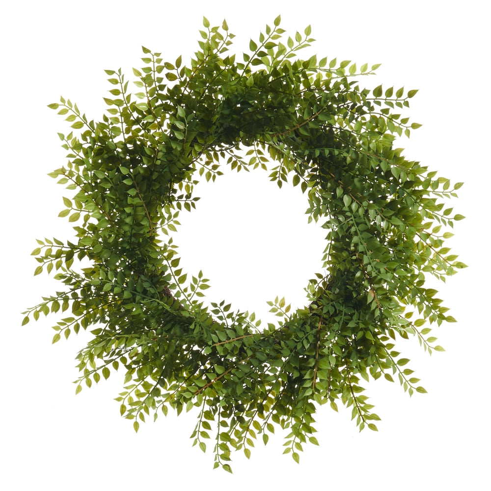 Green Ruscus Wreath